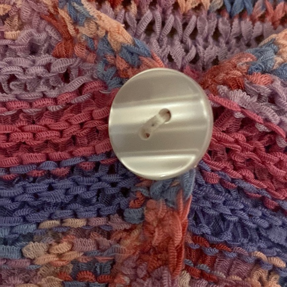 Chadwick shades of pink cardigan sweater with pearl buttons - size XL - Picture 8 of 10